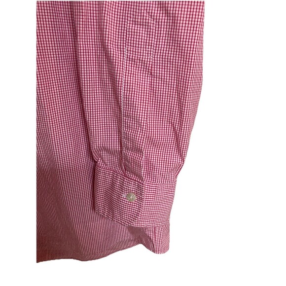 Men's Brooks Brothers Long Sleeve Shirt Red Checks Size 16.5 34 - Picture 4 of 6